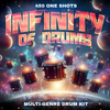 Godlike Loops - Infinity Of Drums Multi-Genre Drum Kit (450+ One Shots)
